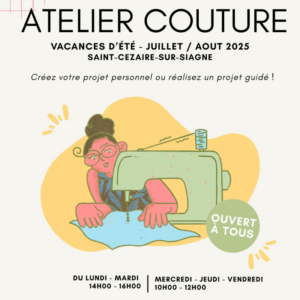 Atelier couture Eté 2025 - Après-midi - 14h-16h