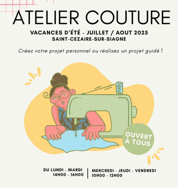 Atelier couture Eté 2025 - Matin - 10h-12h