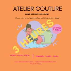 Cours de couture 3h