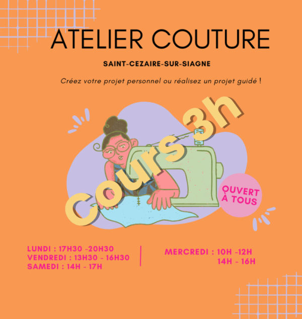Cours de couture 3h